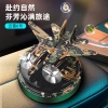 Solar-powered helicopter aroma diffuser, cross-border creative camouflage, rotating aircraft, car perfume, center console, car decoration details Picture